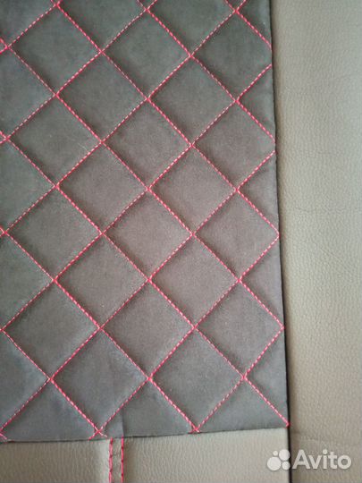 Автомобильные чехлы из экокожи + алькантара, Рио 4