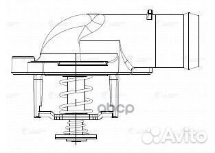 Термостат для а/м VW Touareg (02) /Transporter T5