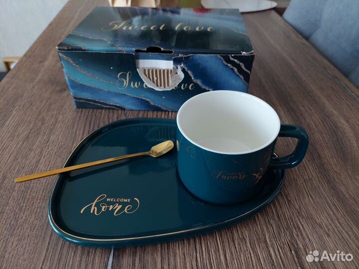 Набор кружка с блюдцем