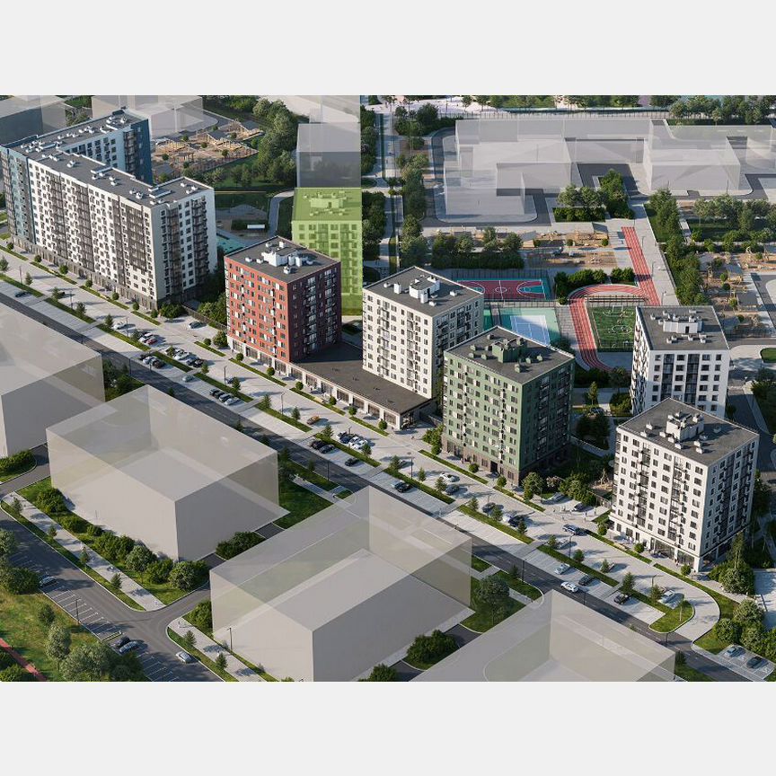 Квартира-студия, 26,5 м², 1/9 эт.