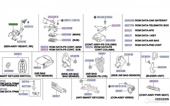 Б/У Датчик дорожного просвета В хорошем состоянии