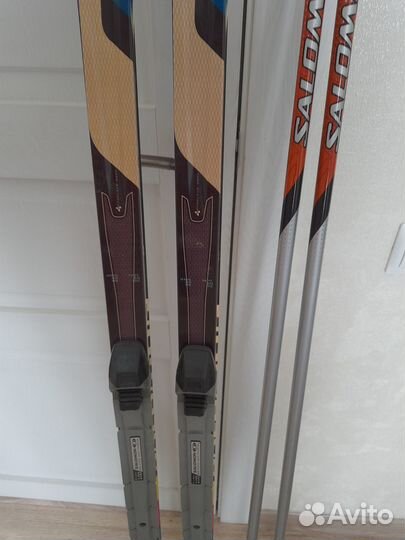 Лыжи+палки+ботинки Salomon 38