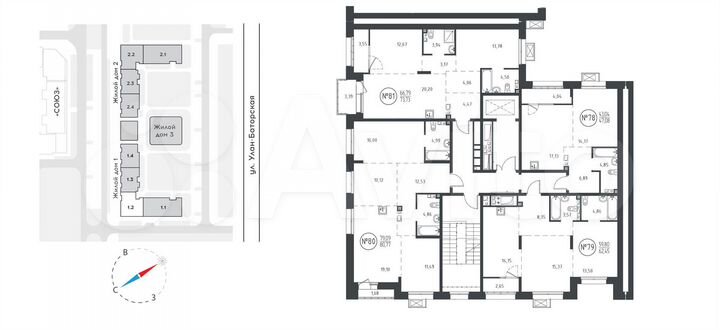1-к. квартира, 47,1 м², 7/10 эт.