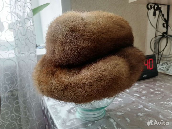 Шапка норковая женская бу