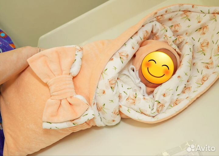 Конверт на выписку лето весна