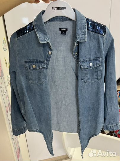 Джинсовая рубашка Kiabi