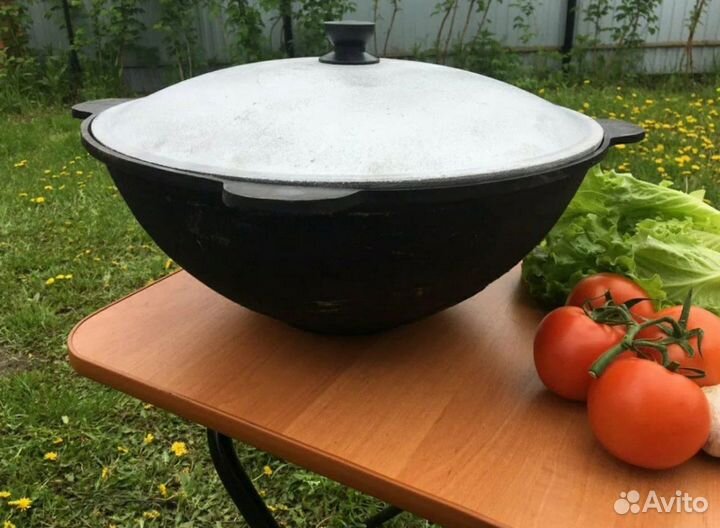 Казан 10 литров с крышкой