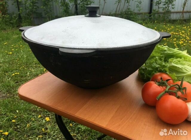 Казан 10 литров с крышкой