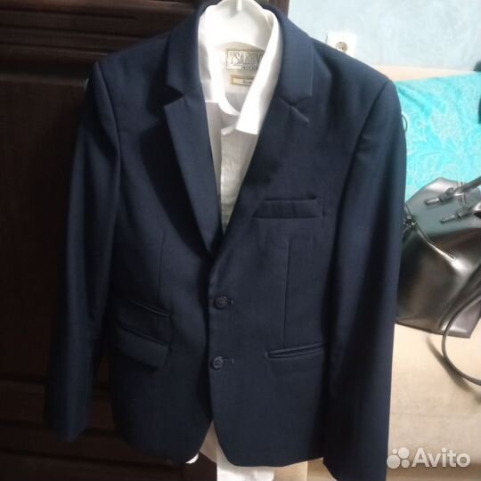 Школьный костюм для мальчика 152 синий