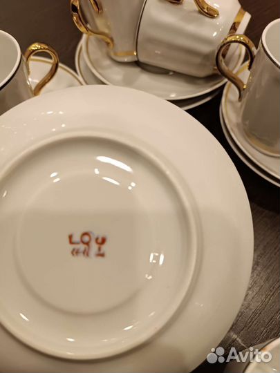 Кофейный набор СССР фарфор