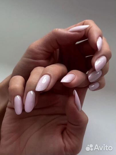 Маникюр наращивание ногтей