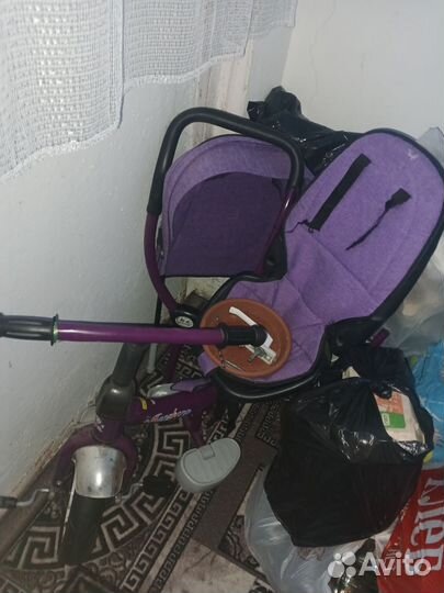 Детский велосипед с ручкой бу