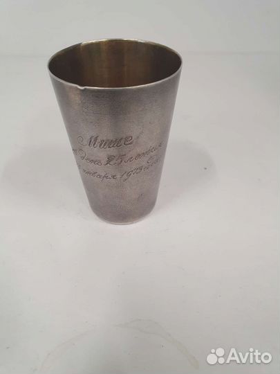 Стопка серебро 875