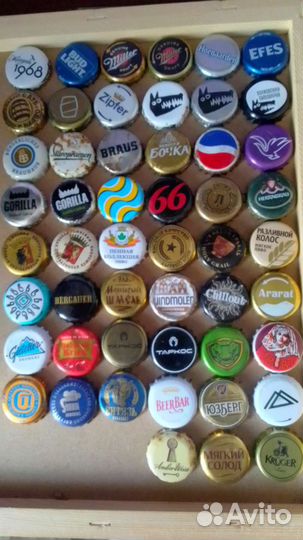 Коллекция пивных кронен пробок. 167 шт