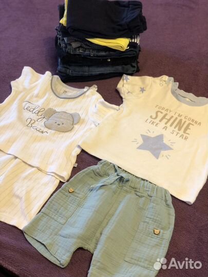 Детские вещи пакетом от 6м-до 2 лет