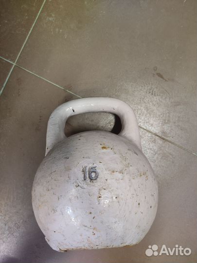 Гиря 16 кг бу