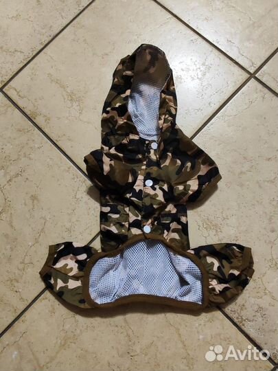 Комбинезон дождевик для маленькой собачки