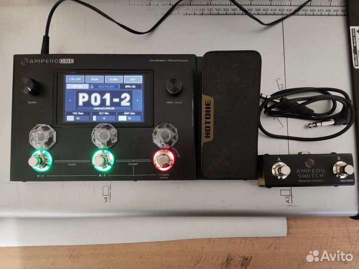 Гитарный процессор Hotone Ampero One