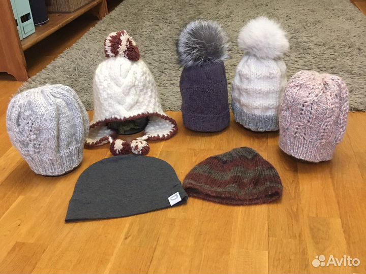 Шапка женская вязаная