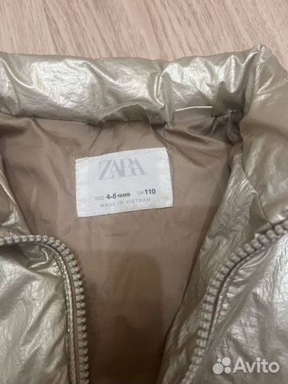 Куртка демисезонная для девочки 110 zara