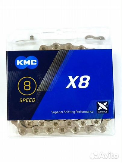 Цепь 116 звеньев кмс X8 (7-8 скоростей)
