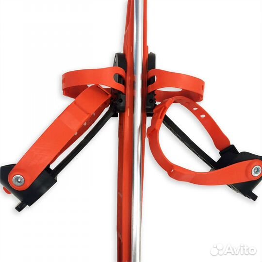 Детские лыжи с палками 