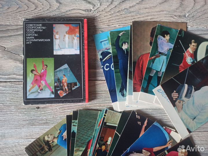 Открытки СССР наборами и россыпью