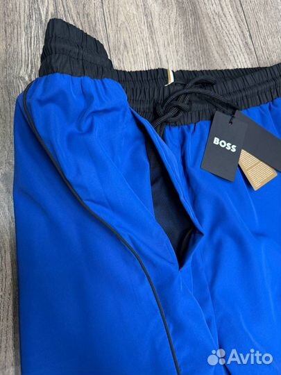 Мужские плавательные шорты boss синие