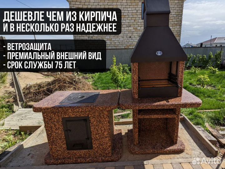 Модульные печи барбекю, мангал, тандыр