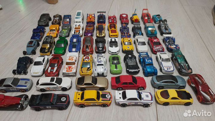 Набор 6. модельки Hot wheels 55 шт