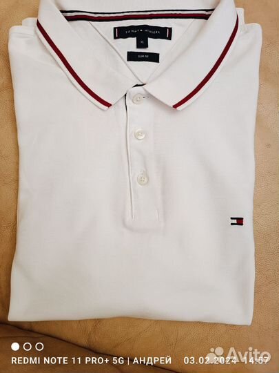 Поло оригинал tommy hilfiger l