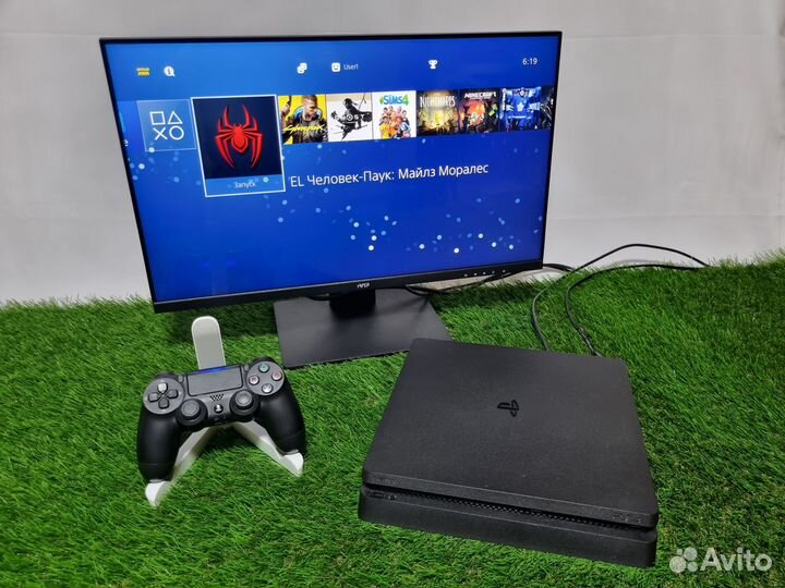 Sony playstation 4 slim 2Tb (прошитая)