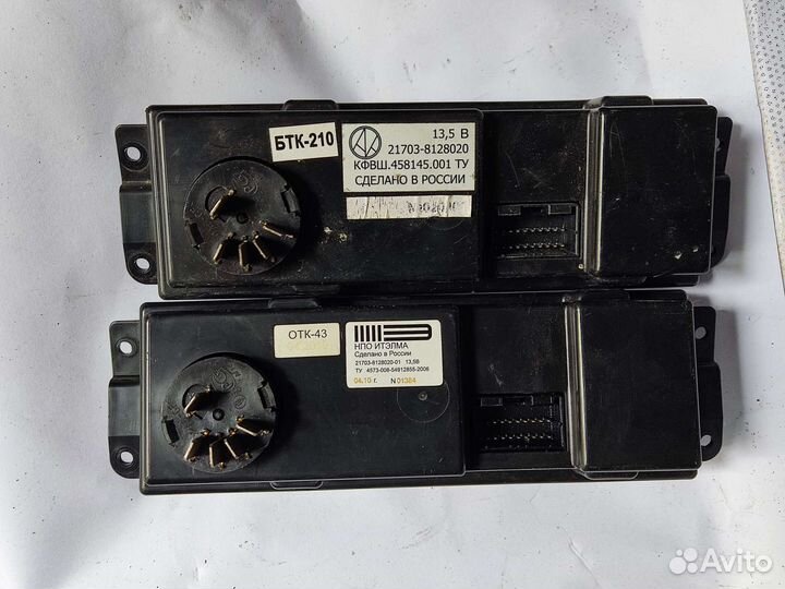 Блок управления климатом priora