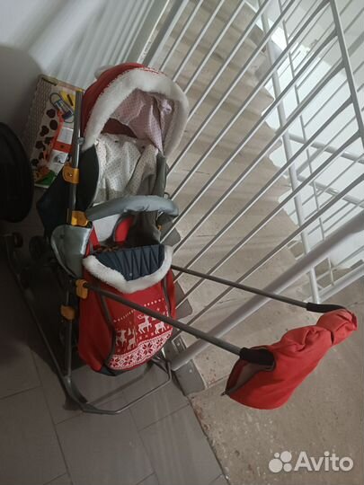 Детские санки коляска
