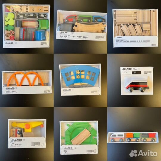 Железная дорога IKEA и доп детали