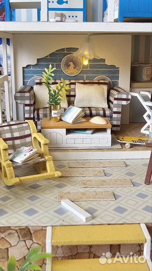 Домик кукольный румбокс собранный