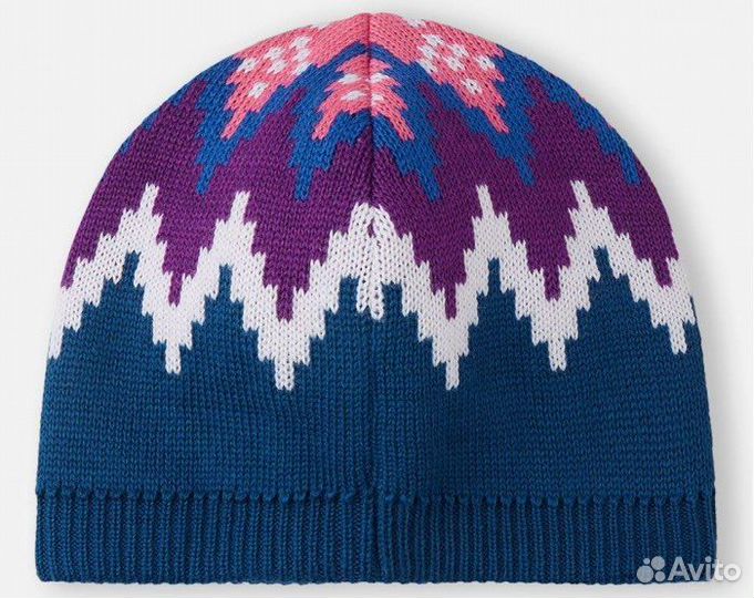 Lassie Шапка двухслойная Seiri Зигзаг новая 54