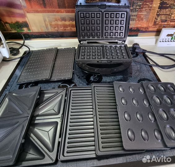 Вафельница бутербродница гриль