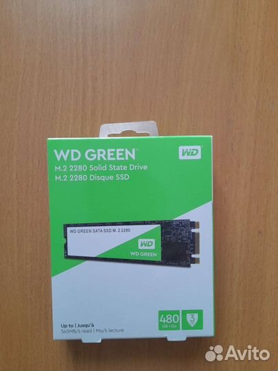SSD WD Green 480GB M.2 новые