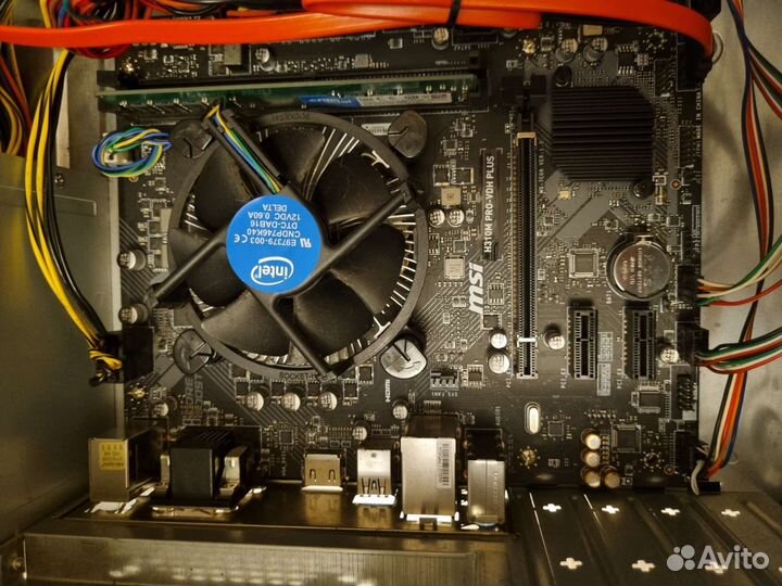 Материнская плата 1151v2 с процессором и памятью
