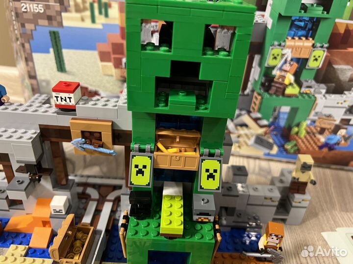 Конструктор lego Minecraft «Шахта крипера» 21155