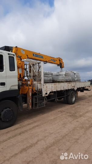 Аренда и услуги манипулятора, стрела 7 т, 20 м, борт 10 т, 6.6 м