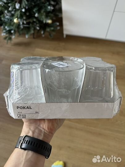 Стаканы IKEA pokal 270 6шт