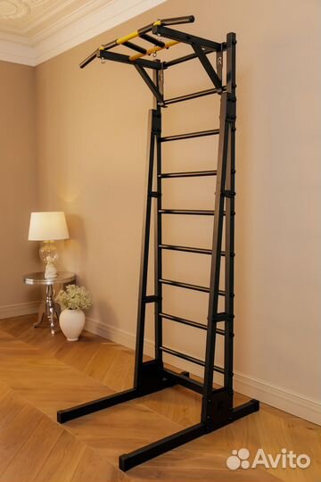 Напольная шведская стенка Рекорд R1 с турником