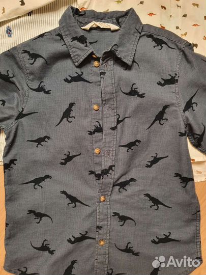 Рубашки на мальчика h&m 122 128