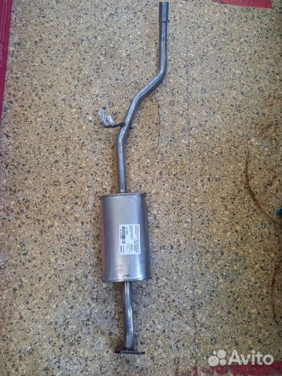 Средний глушитель nissan micra