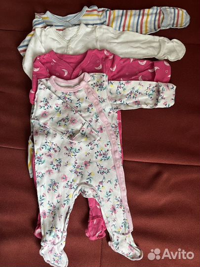 Одежда пакетом для девочки 50-56