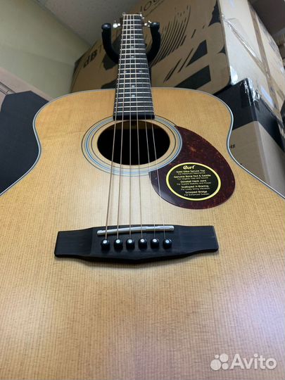 Электро-акустическая гитара Cort L200F-ATV-SG-wbag