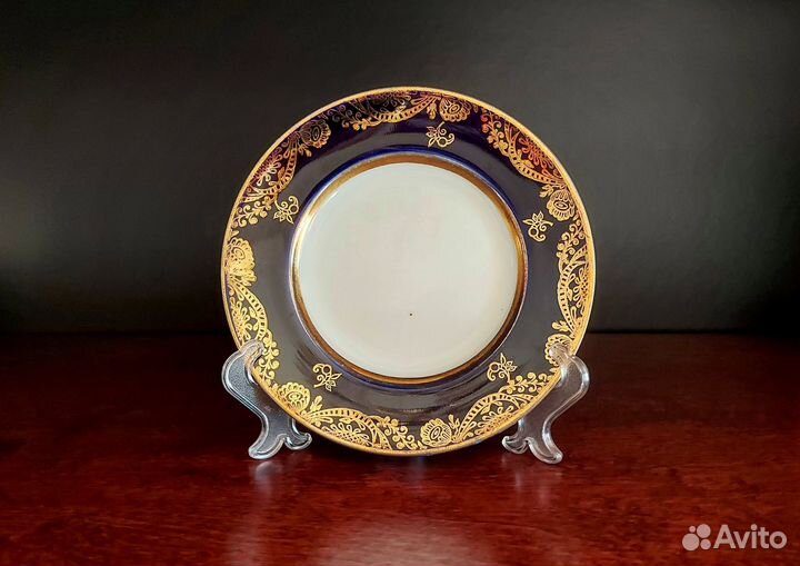 Тарелка кобальт лфз фарфор