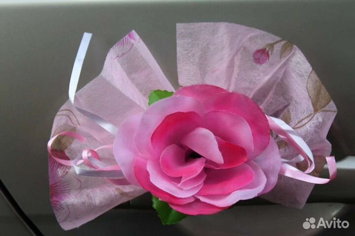 Украшение на свадебный автомобиль